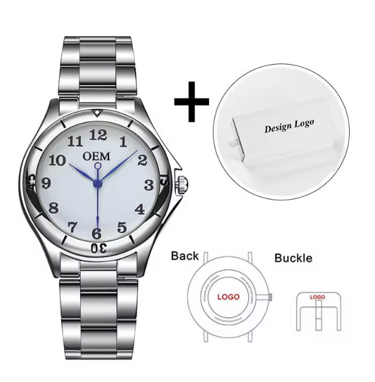 Custom Photo Watch with stainless steel strap