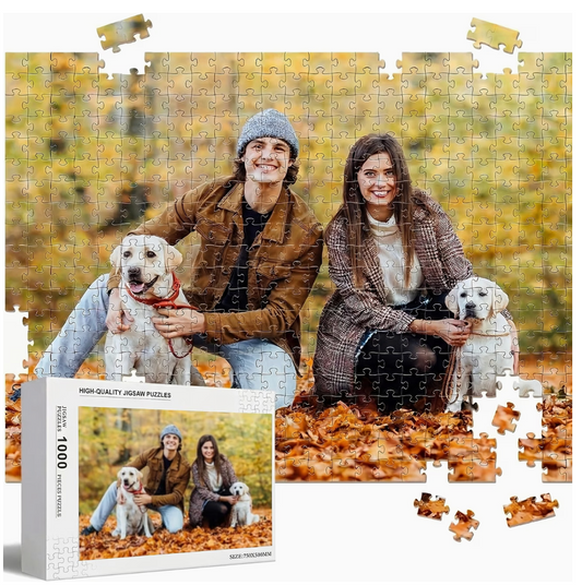 Custom Wooden Puzzle with Personalized Photo